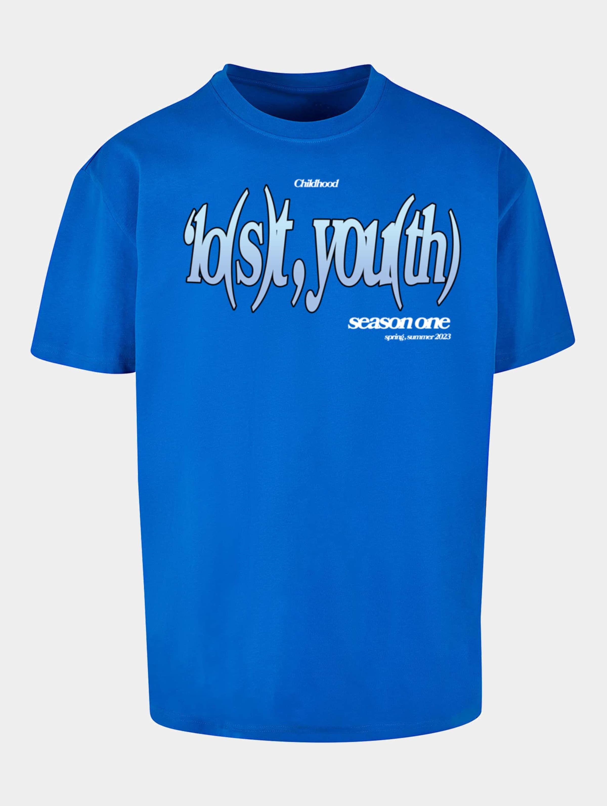 Lost Youth LY TEE - ICON V.7 Männer,Unisex op kleur blauw, Maat XL