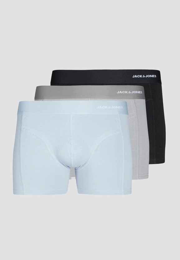 Jack & Jones Bamboo Trunks 3 Pack Boxershorts-0