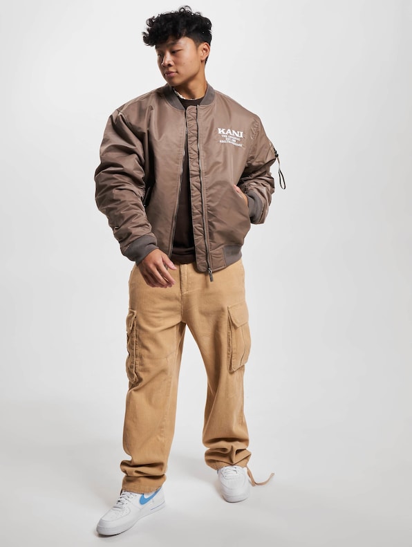 KM223-034-1 KK Chest Retro Bomber Jacket-7