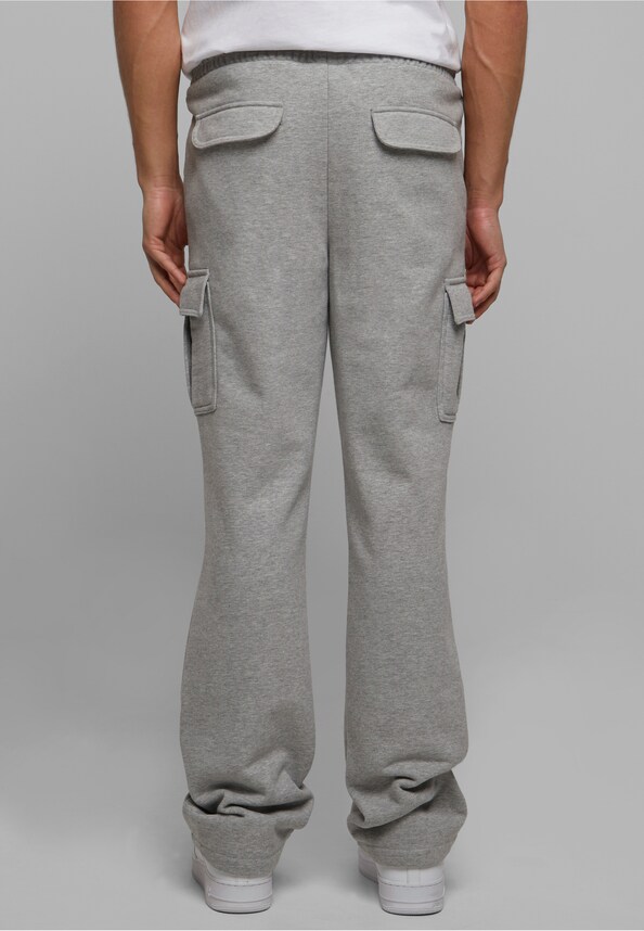 Heavy Straight Leg Cargo Sweatpants-1