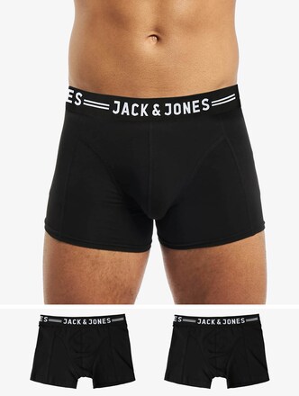 Jack & Jones Sense 3-Pack Noos Trunks Black/Detail Black