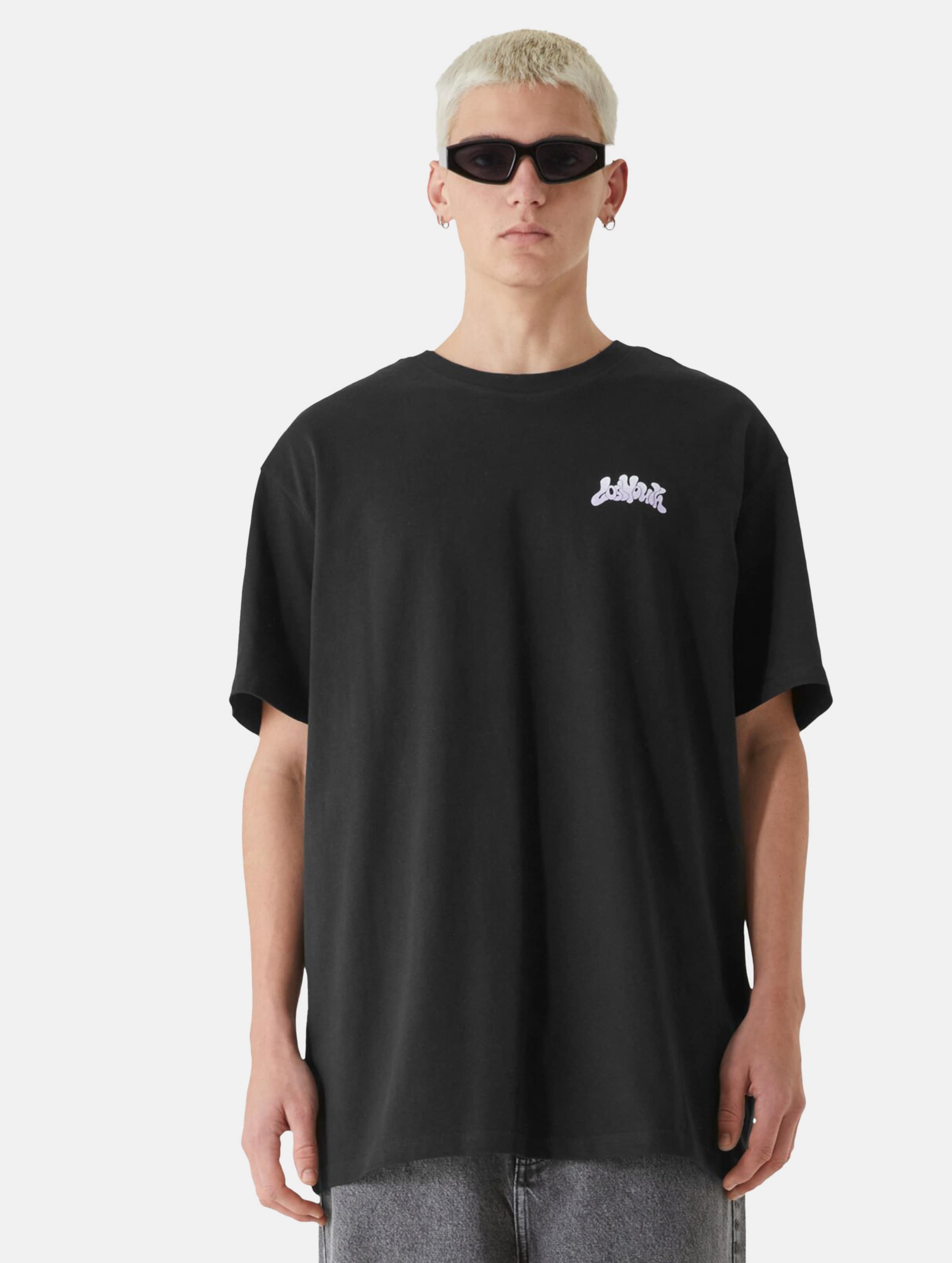 Lost Youth Heart T-Shirts Mannen op kleur zwart, Maat XL