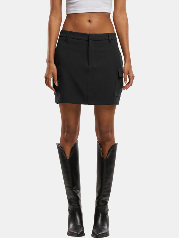 Urban Classics Ladies Short Patched Pocket Skirt-4