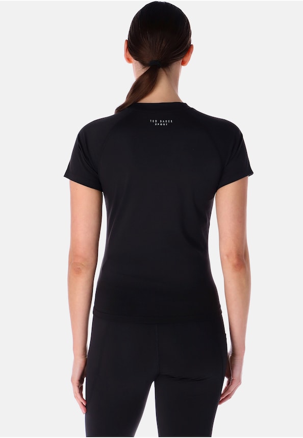 NICKY ESSENTIALS BODY CONTOUR CAP SLEEVE T-SHIRT-1