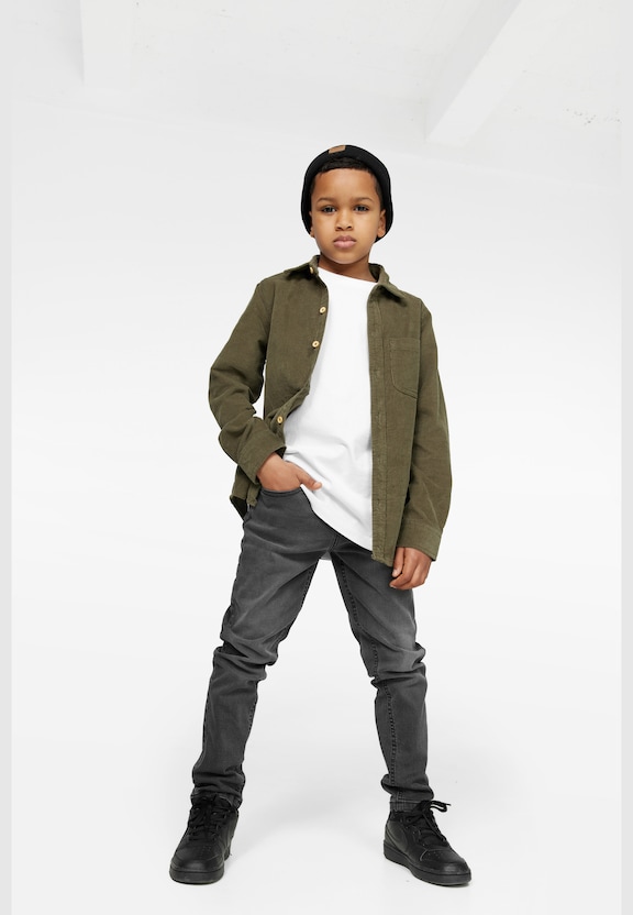 Urban Classics Boys Corduroy Shirt-1