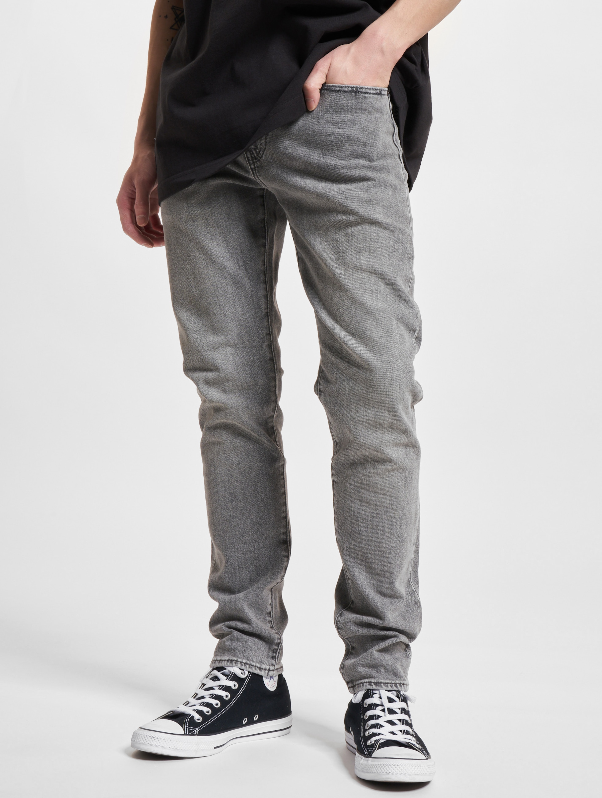 Levi's 512™ Taper Slim Fit Jeans Mannen op kleur grijs, Maat 3130