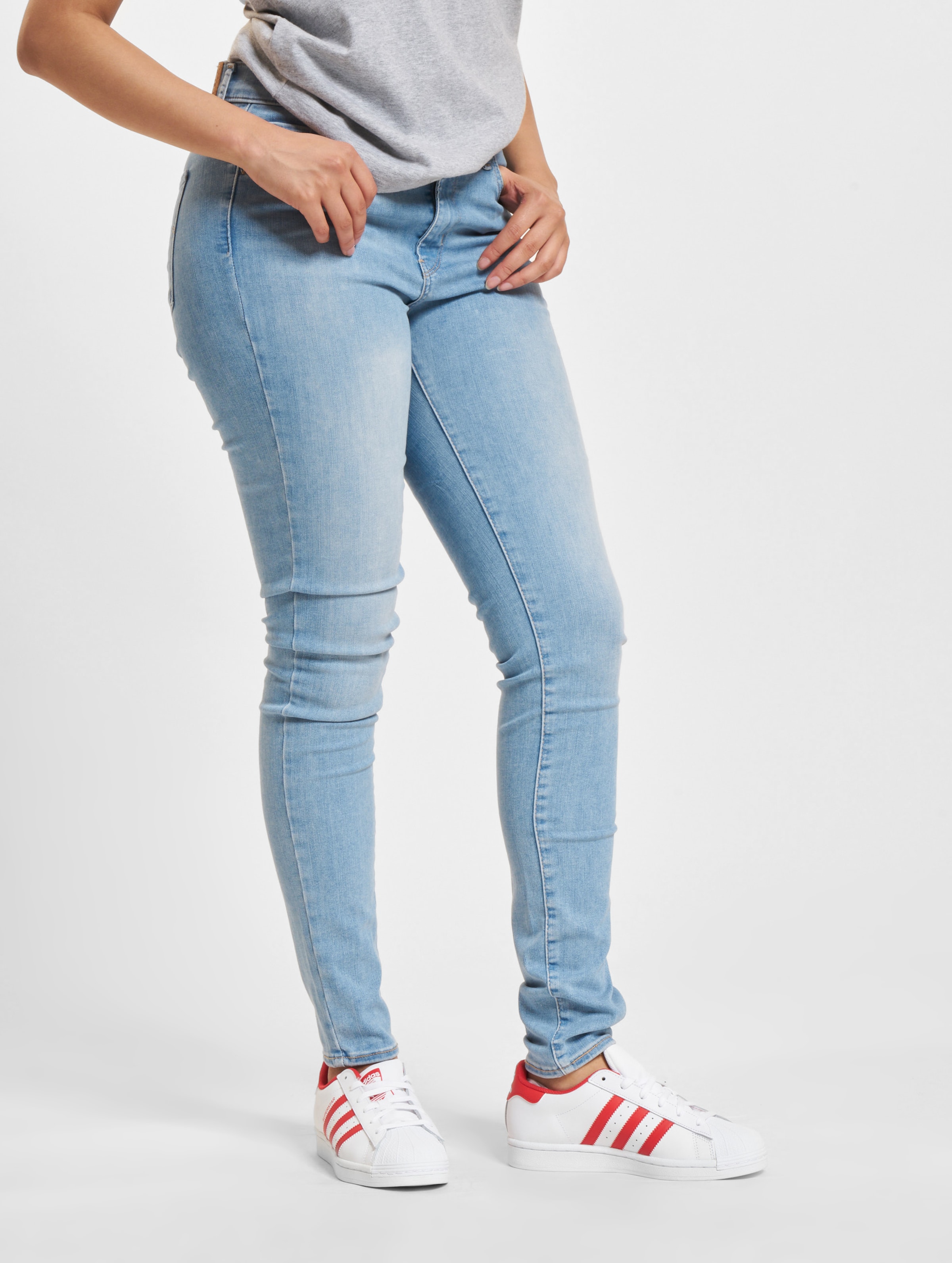 Levi's Levis 720 Hirise Super Skinny W Jeans Frauen,Unisex op kleur blauw, Maat 3032