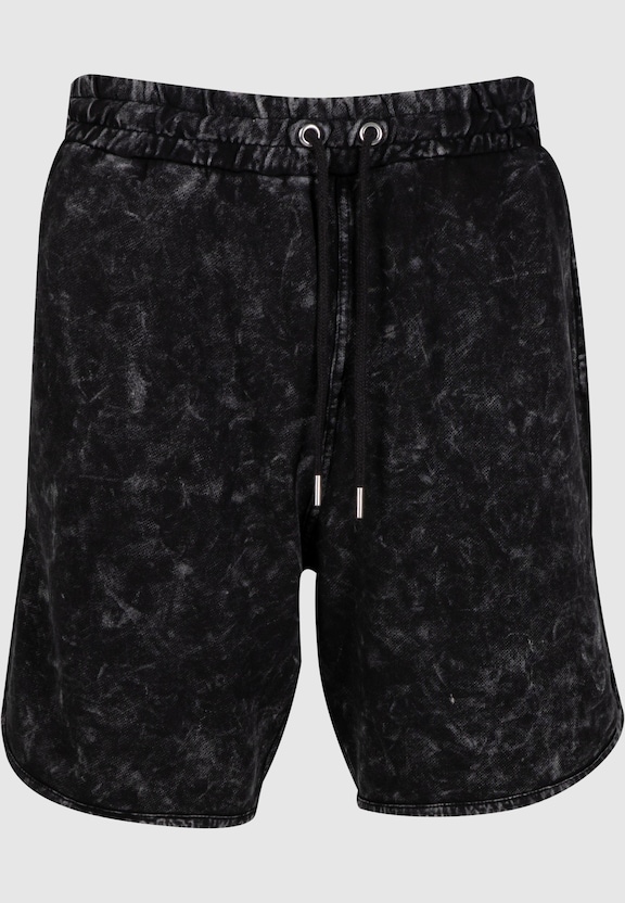 Washed Piped Shorts-6