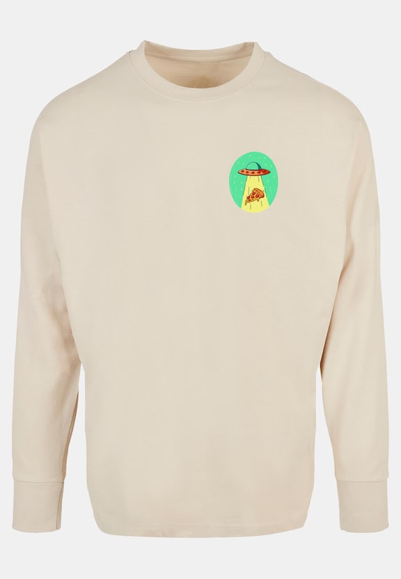 Ufo Pizza Oversized Longsleeve-0