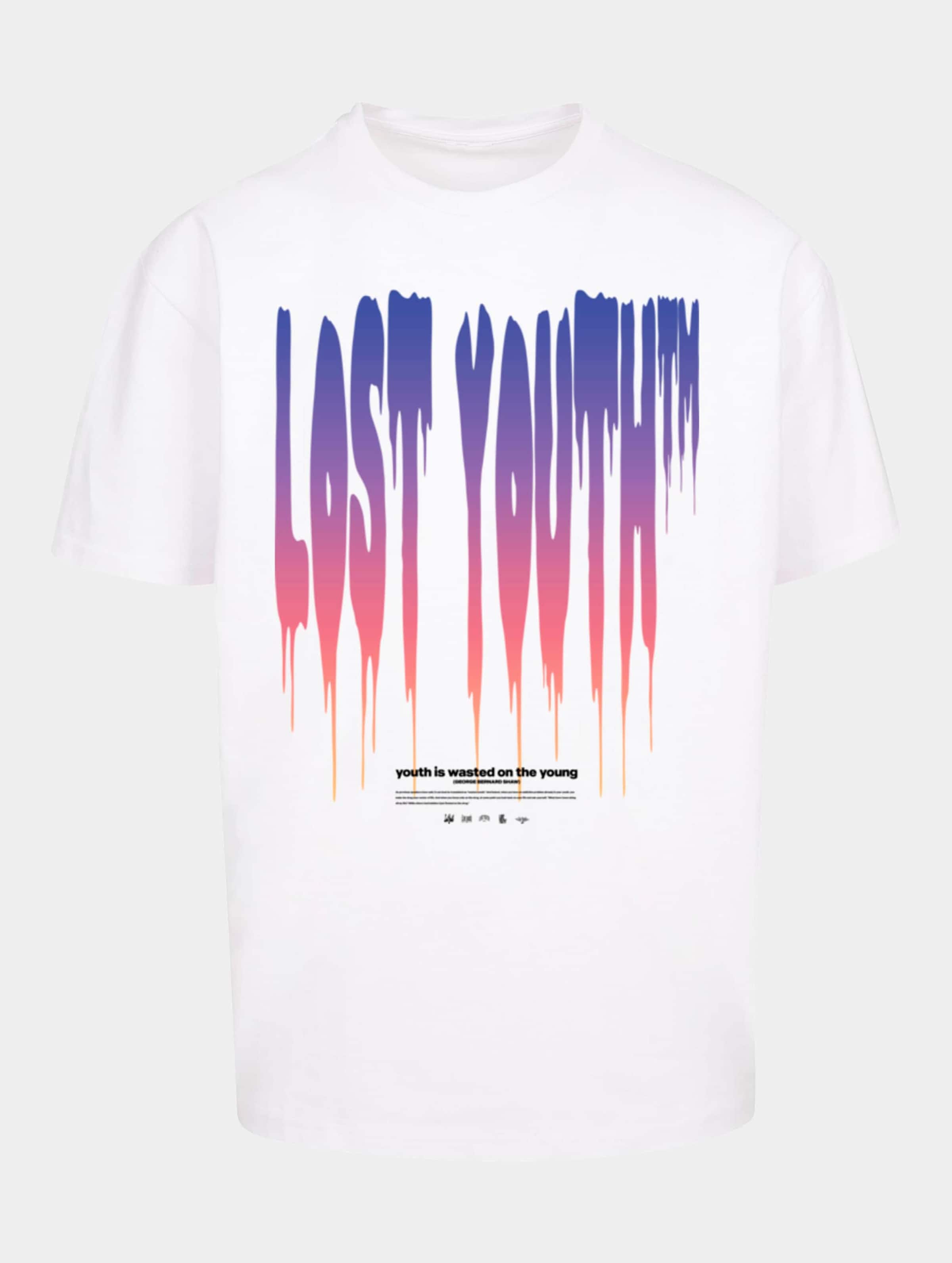 Lost Youth LY TEE - ICON V.3 Männer,Unisex op kleur wit, Maat XS