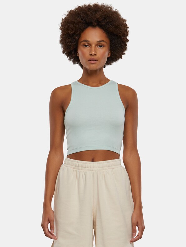 Ladies Cropped Rib-2
