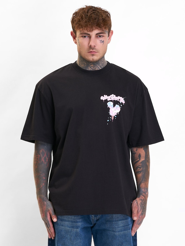 Who Shot Ya? Icecream Oversized T-Shirt-1