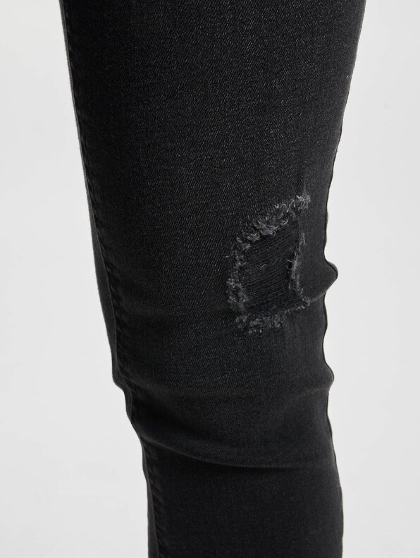 Urban Classics Ladies High Waist Skinny Denim Jeans-5