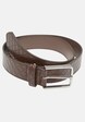 Woven Embossed Synthetic Leather Belt-0