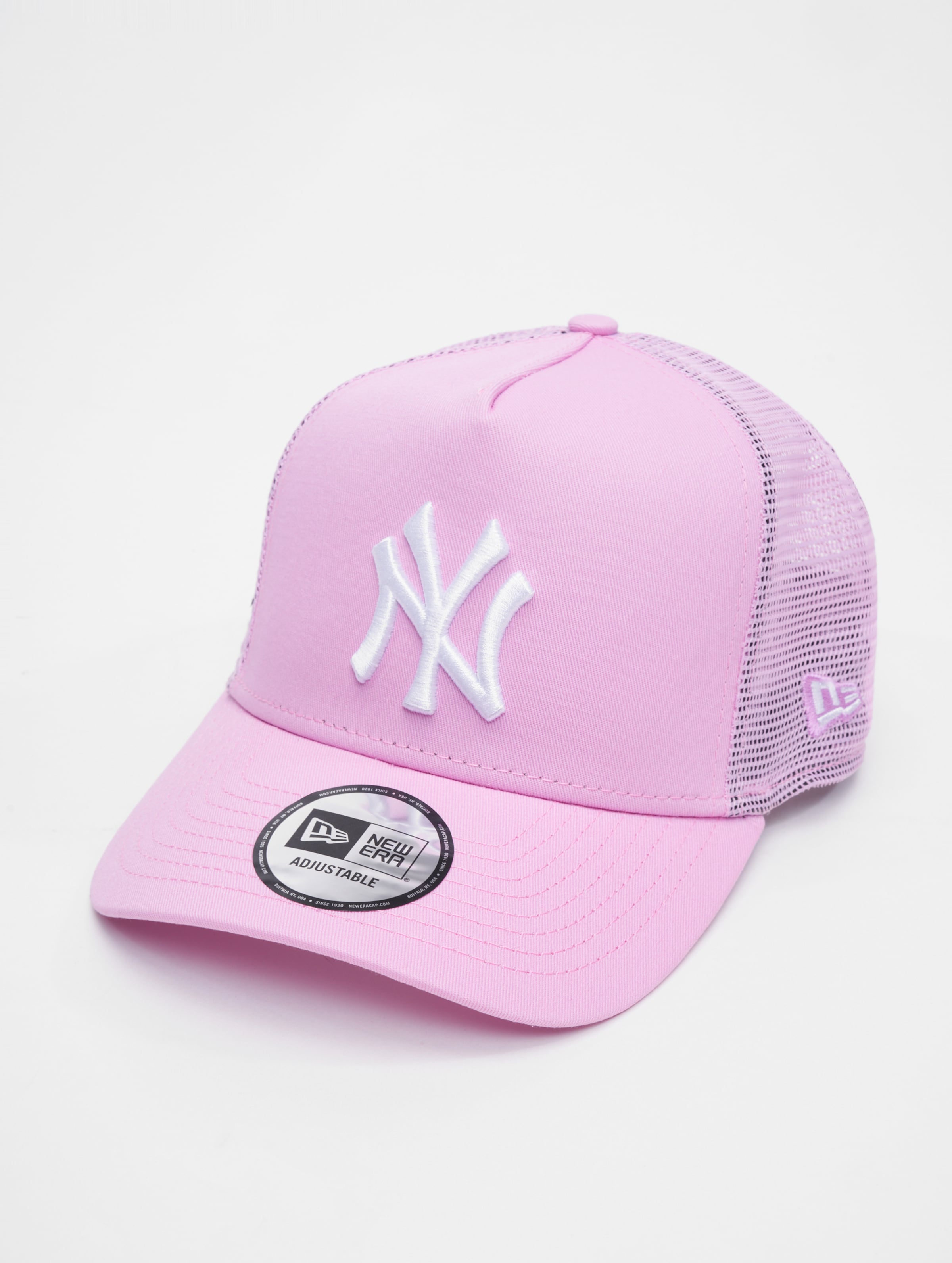 New York Yankees League Essential Pink Trucker Cap