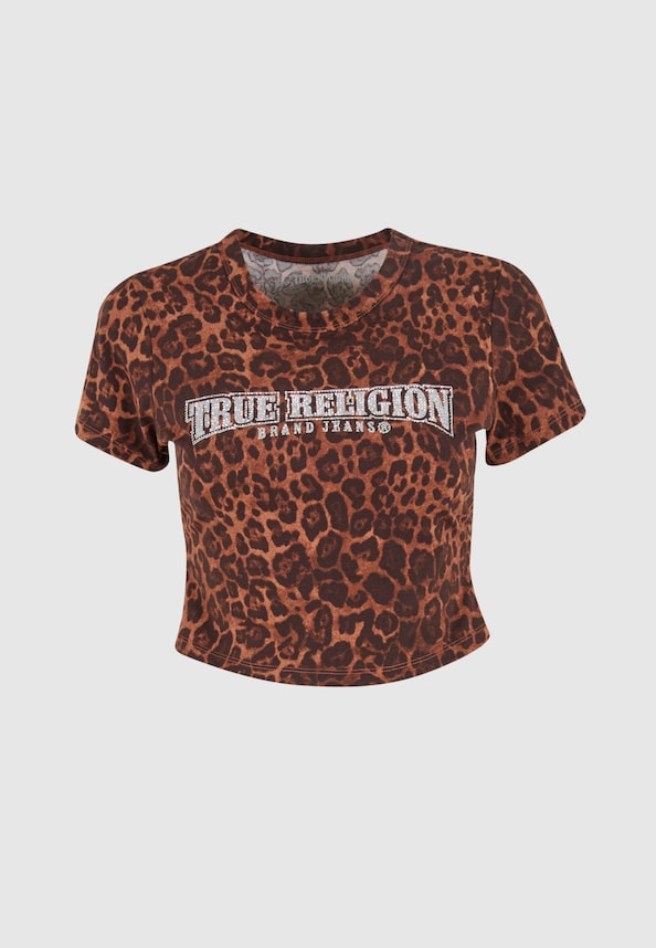 LEOPARD CRYSTALS  SS BABY TEE-4