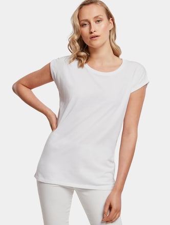 Build Your Brand Ladies Extended Shoulder T-Shirts