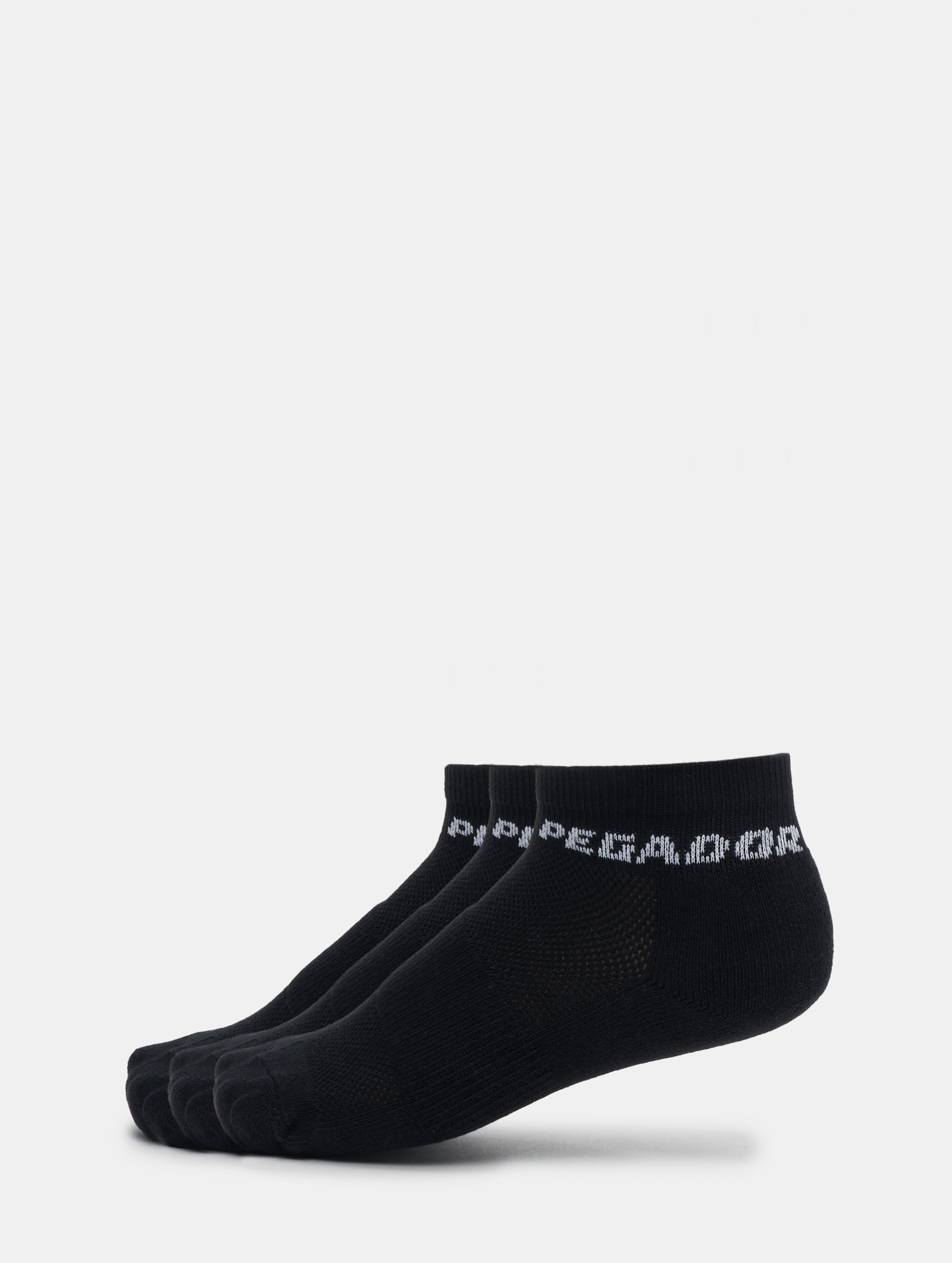 PEGADOR Logo 3er Pack Socken Frauen,Männer,Unisex op kleur zwart, Maat 3538