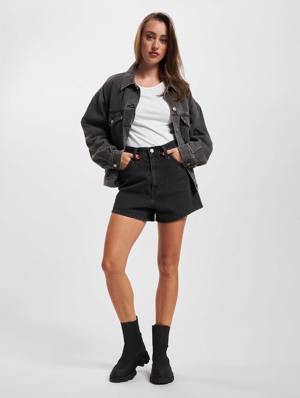 Levi's High Waisted Mom Shorts-5