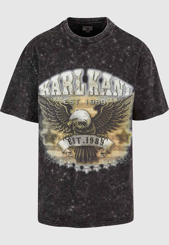 KM241-058-1 KK Small Signature Washed Eagle Tee-3