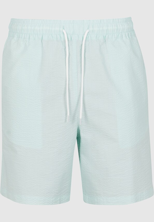 Basic Seersucker Shorts-4