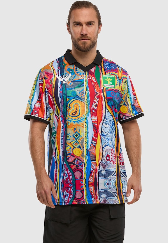 POLO NECK SOCCER TEAM JERSEY COLOR BLOCK-0