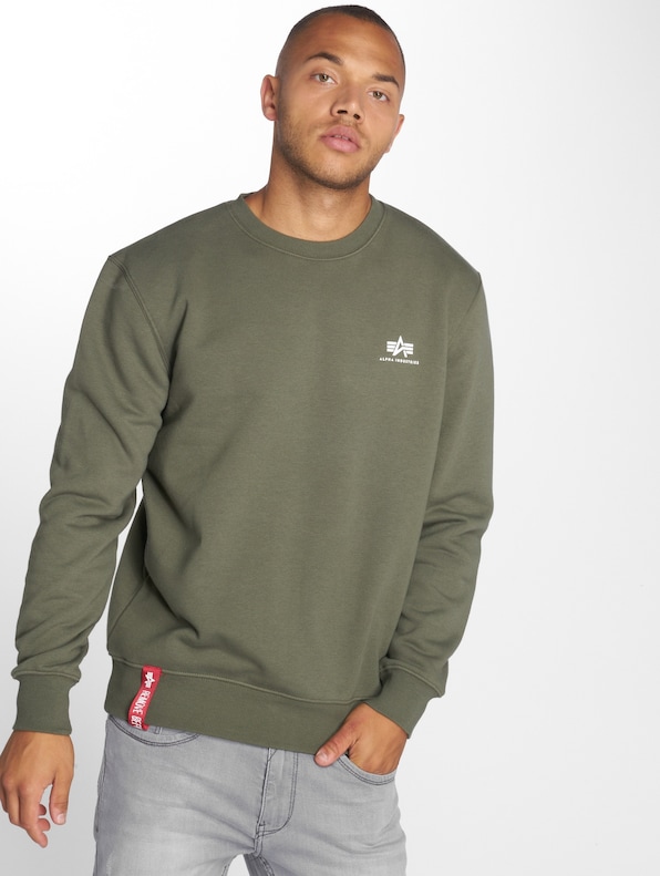 Alpha Industries Basic Small Logo Pullover-2