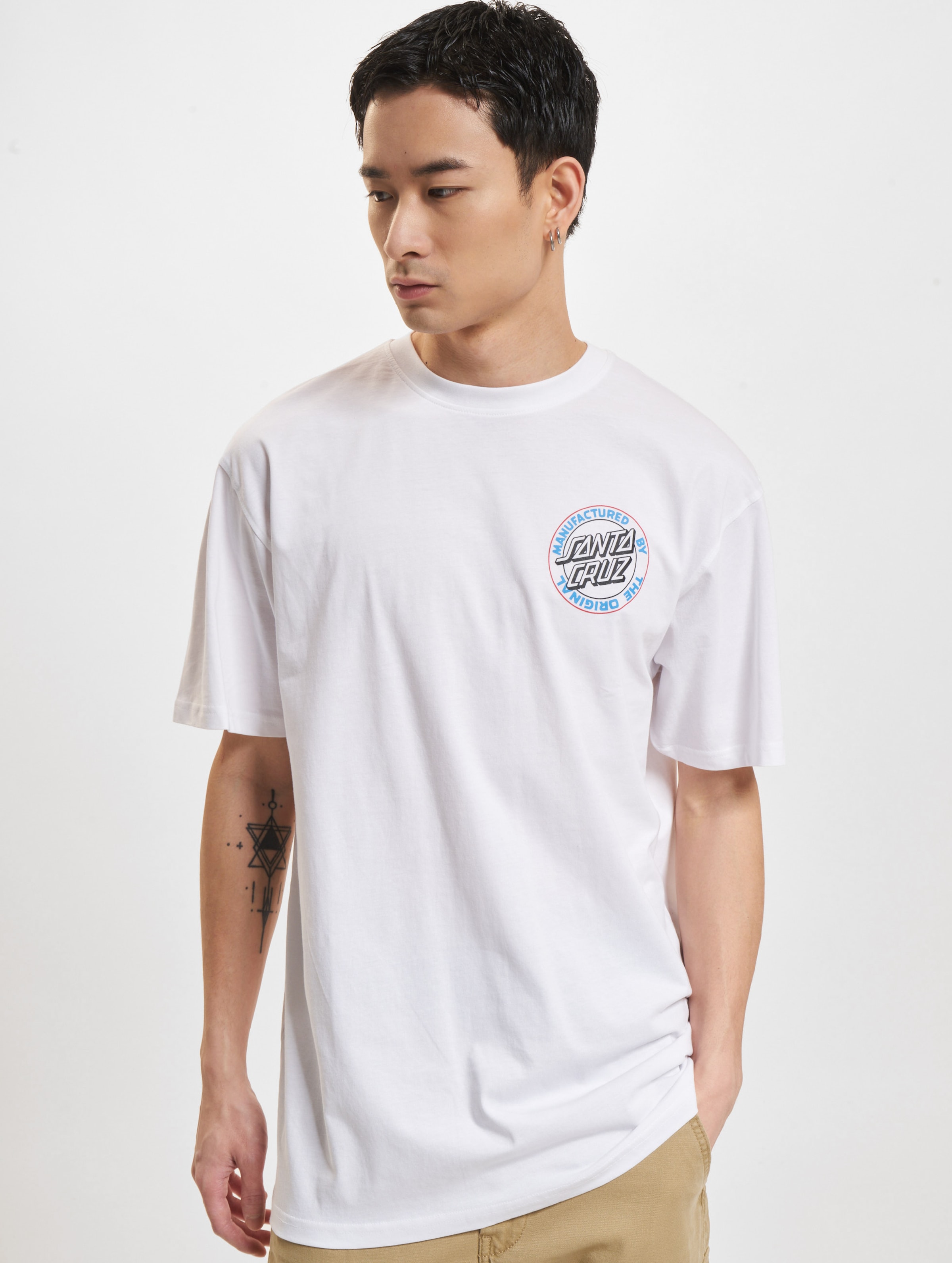 Santa Cruz Natas Screaming Panther T-Shirts Mannen op kleur wit, Maat XL