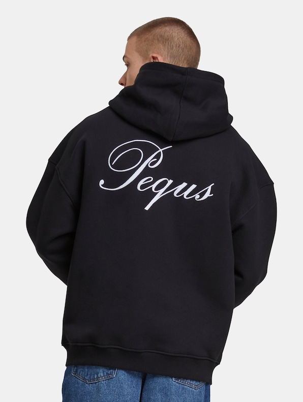 PEQUS Handwritten Logo Zip Hoodies-1