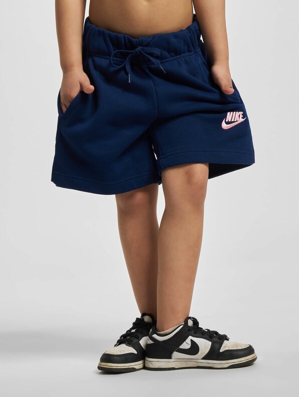 Nike Women's Sportswear Club Fleece Blue Shorts