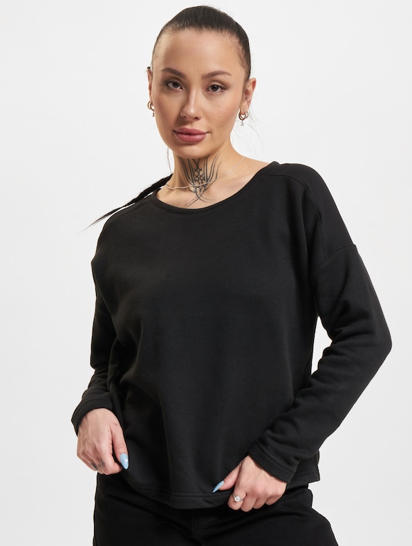 Urban Classics Ladies Oversize Chiffon Sweatshirt-0