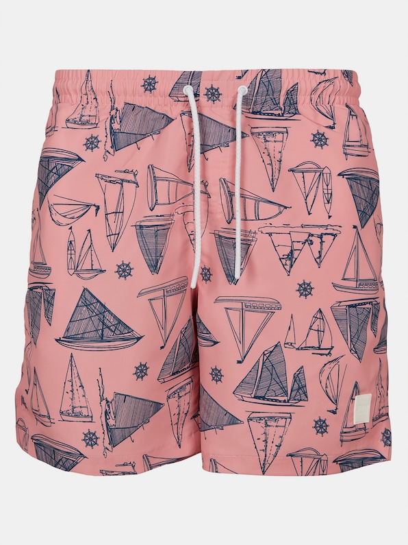 Pattern Swim Shorts-6