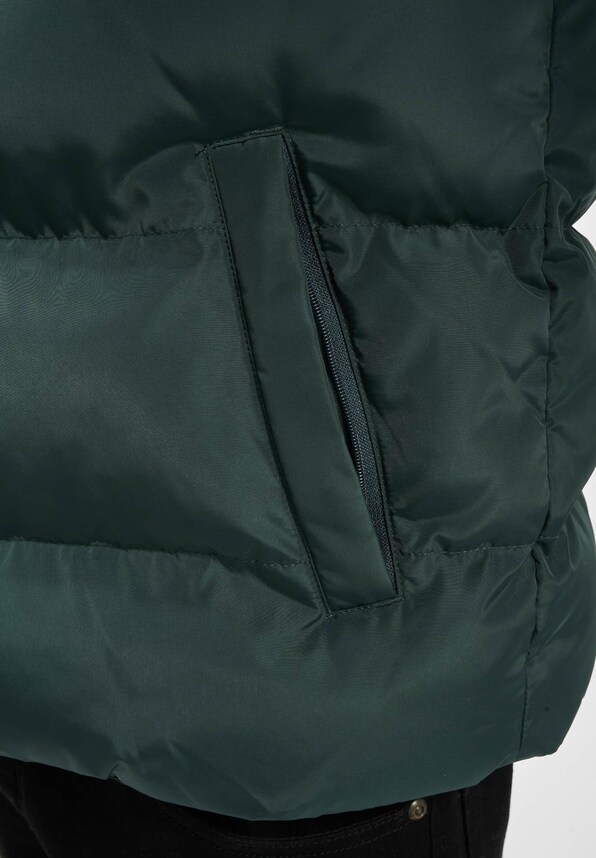 Urban Classics Hooded Puffer Jacket Bottle-5