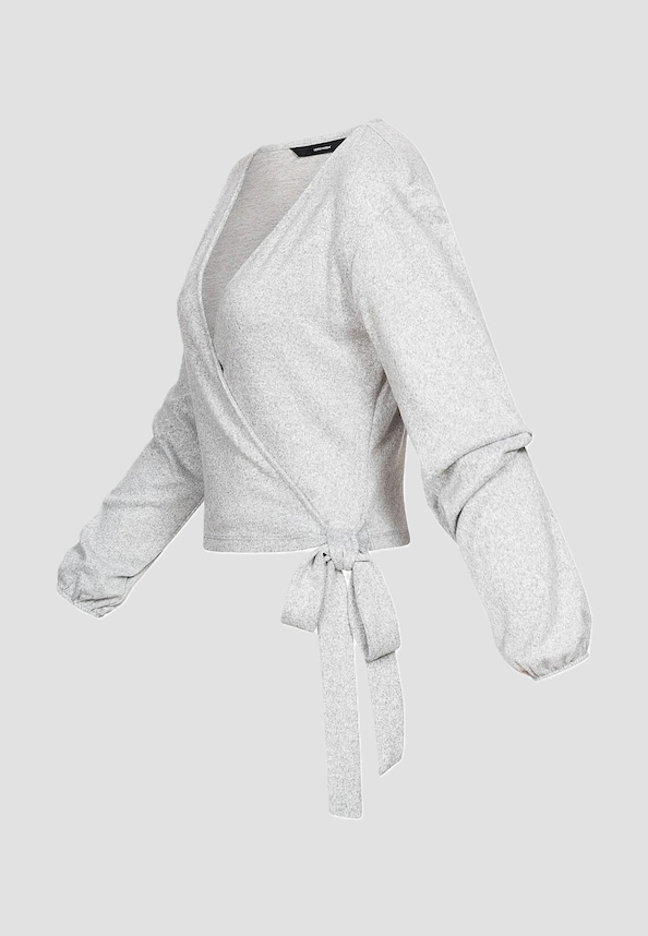 Vero Moda Damen kurzer V-Neck-0