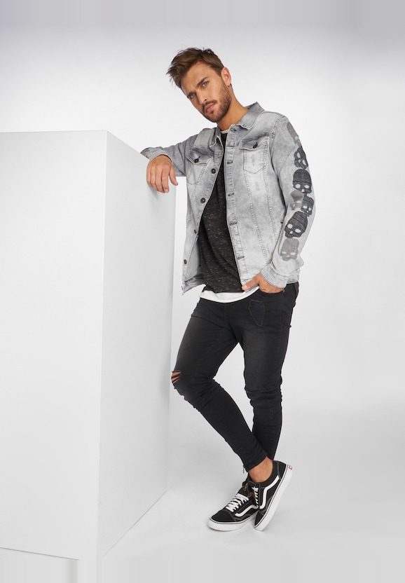 Skull Sleeve Muscle Fit-3