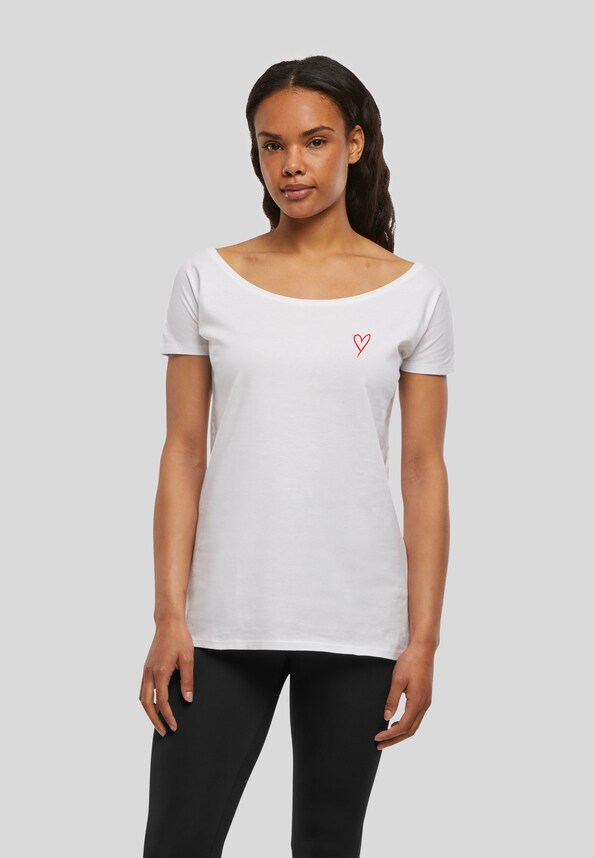 Heart Wideneck Tee-0