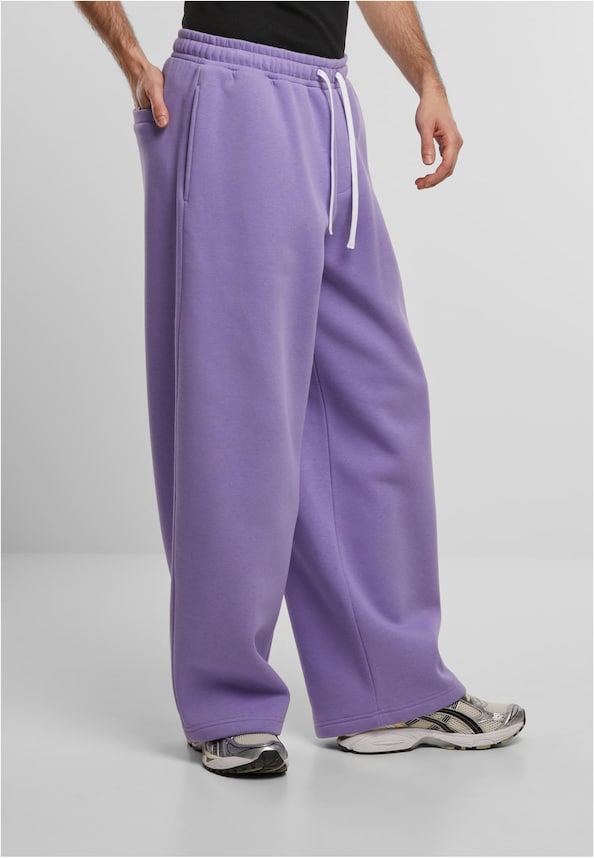 Fluffy Wide Leg Trackpants-3