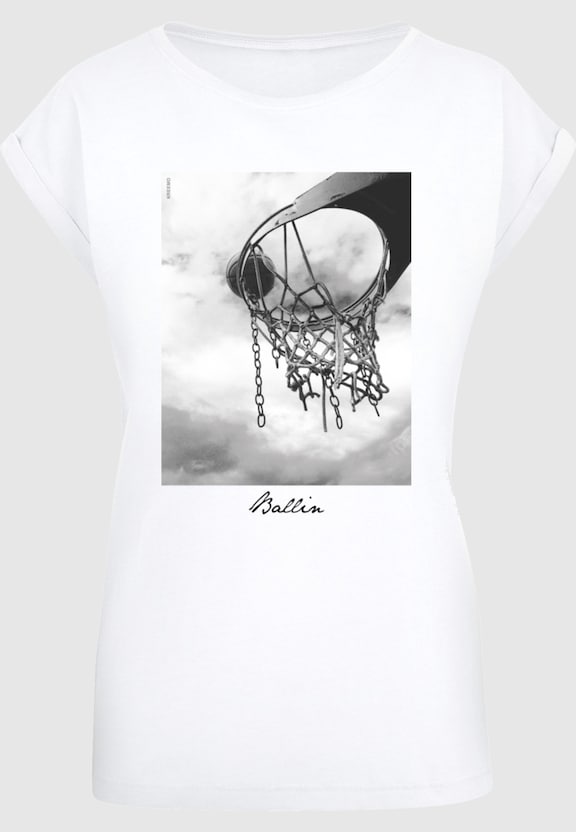 Ladies Ballin 2.0 Extended Shoulder Tee-0