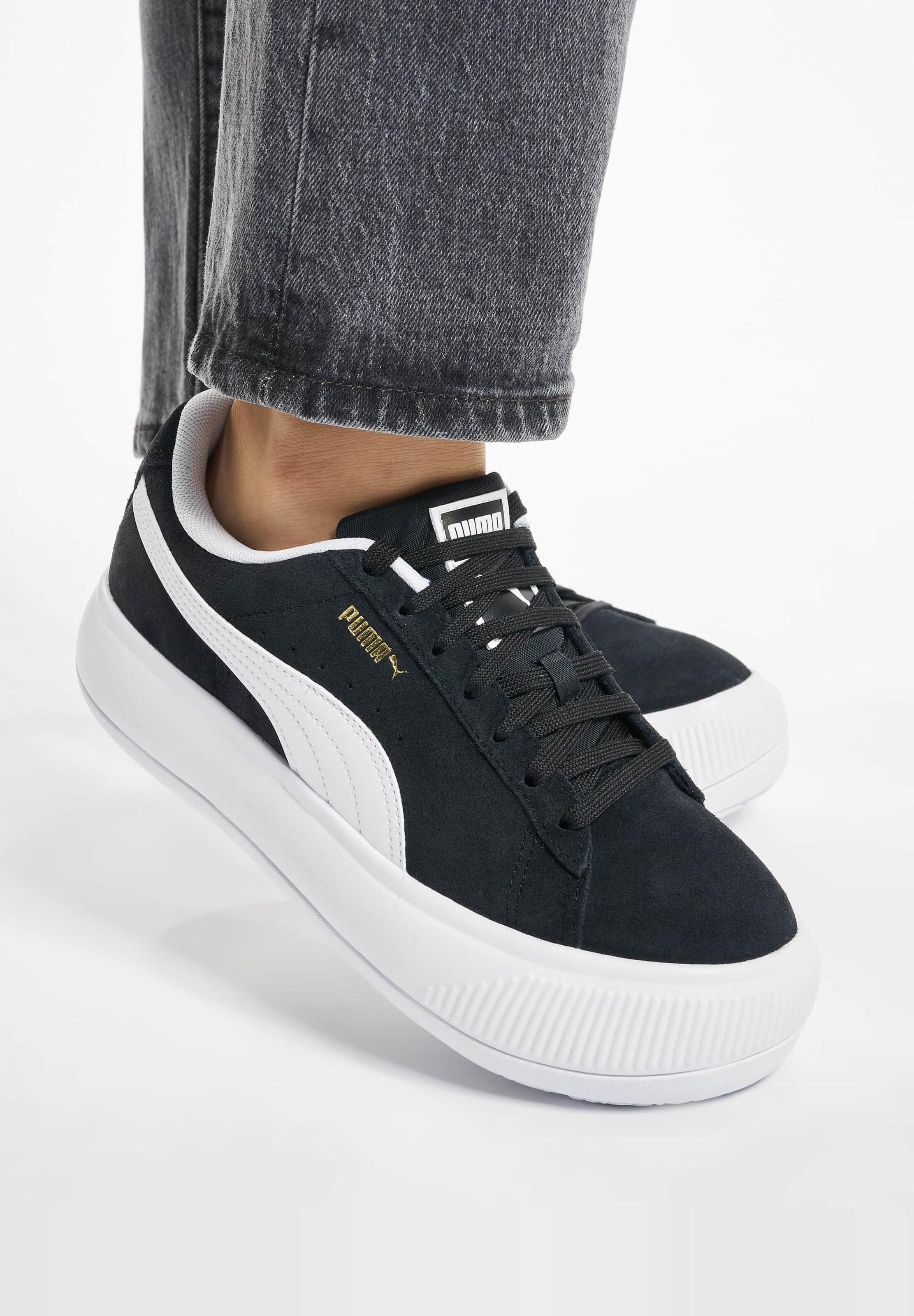 PUMA&EMODA SUEDE MAYU コラボスニーカー ブラック　24cm EMODA×PUMA】スエードマユウィメンズスニーカーレディース