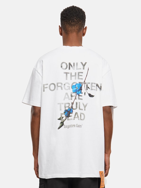 Forgotten Faces Faded Flowers Oversize T-Shirts-1
