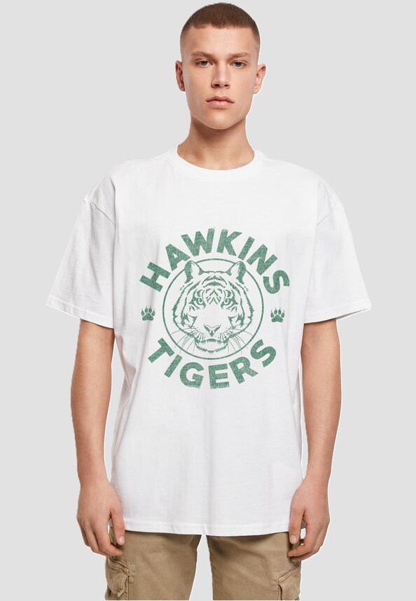 Stranger Things Hawkins Tigers Oversize Tee-0