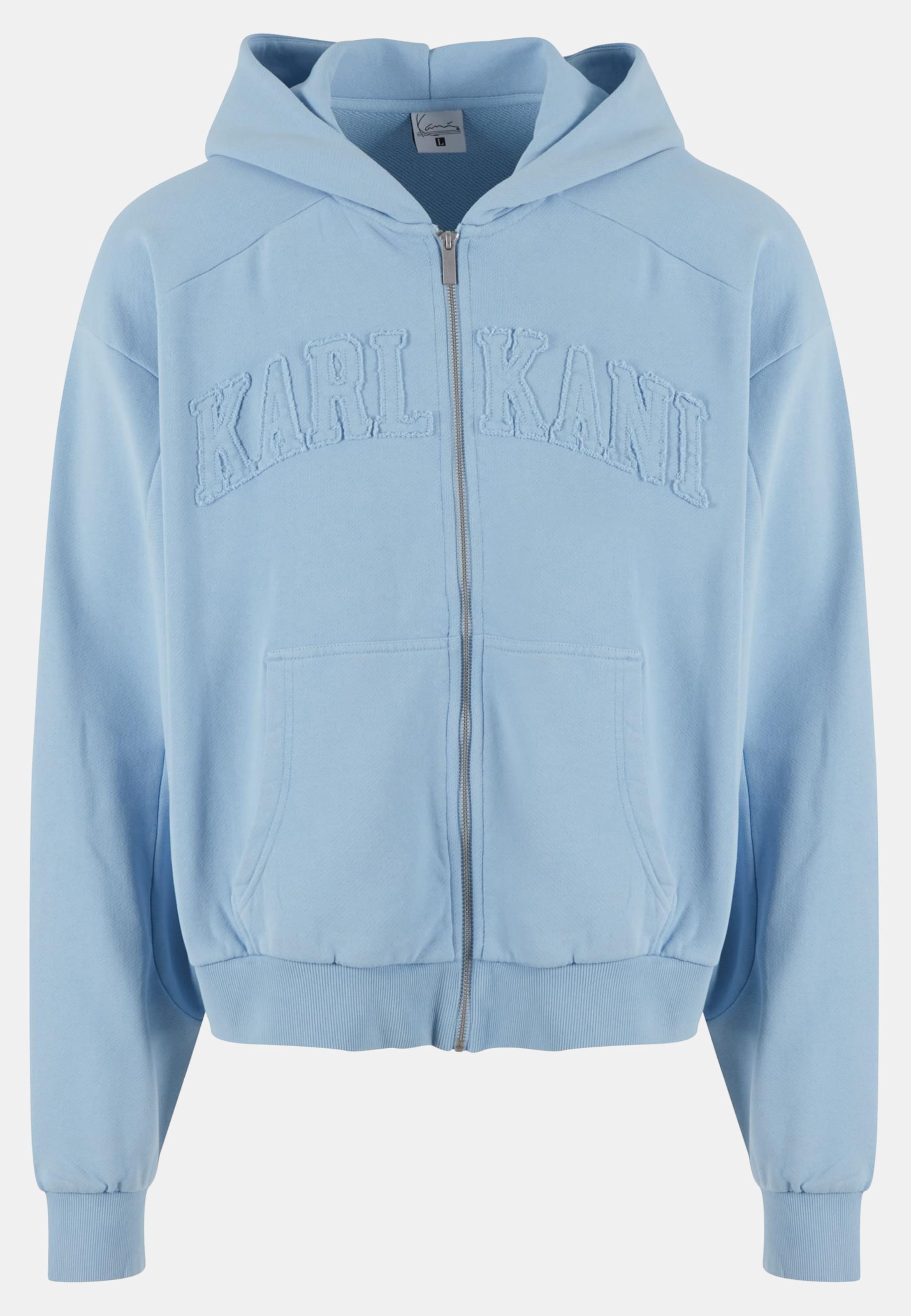 KARL KANI◆カールカナイ フーディ College Heavy Crop [Blue] Karl Kani Clothing