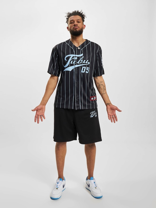 FM232-003-1 FUBU Varsity Pinstripe Baseball Jersey-7