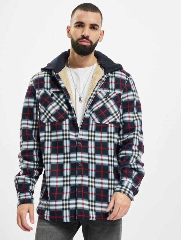 Hooded Polar Fleece Overshirt -0