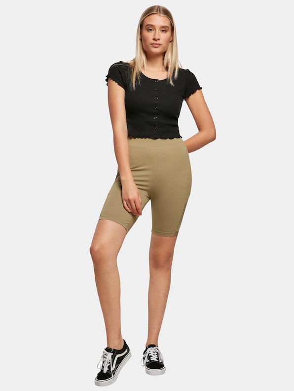 Ladies High Waist Lace Inset-5