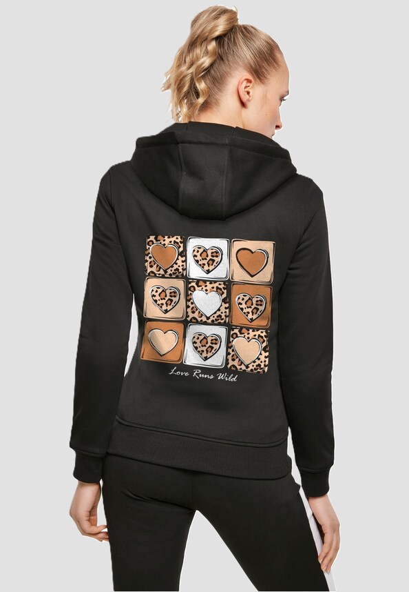 Ladies Love Runs Wild Heavy Hoody-1