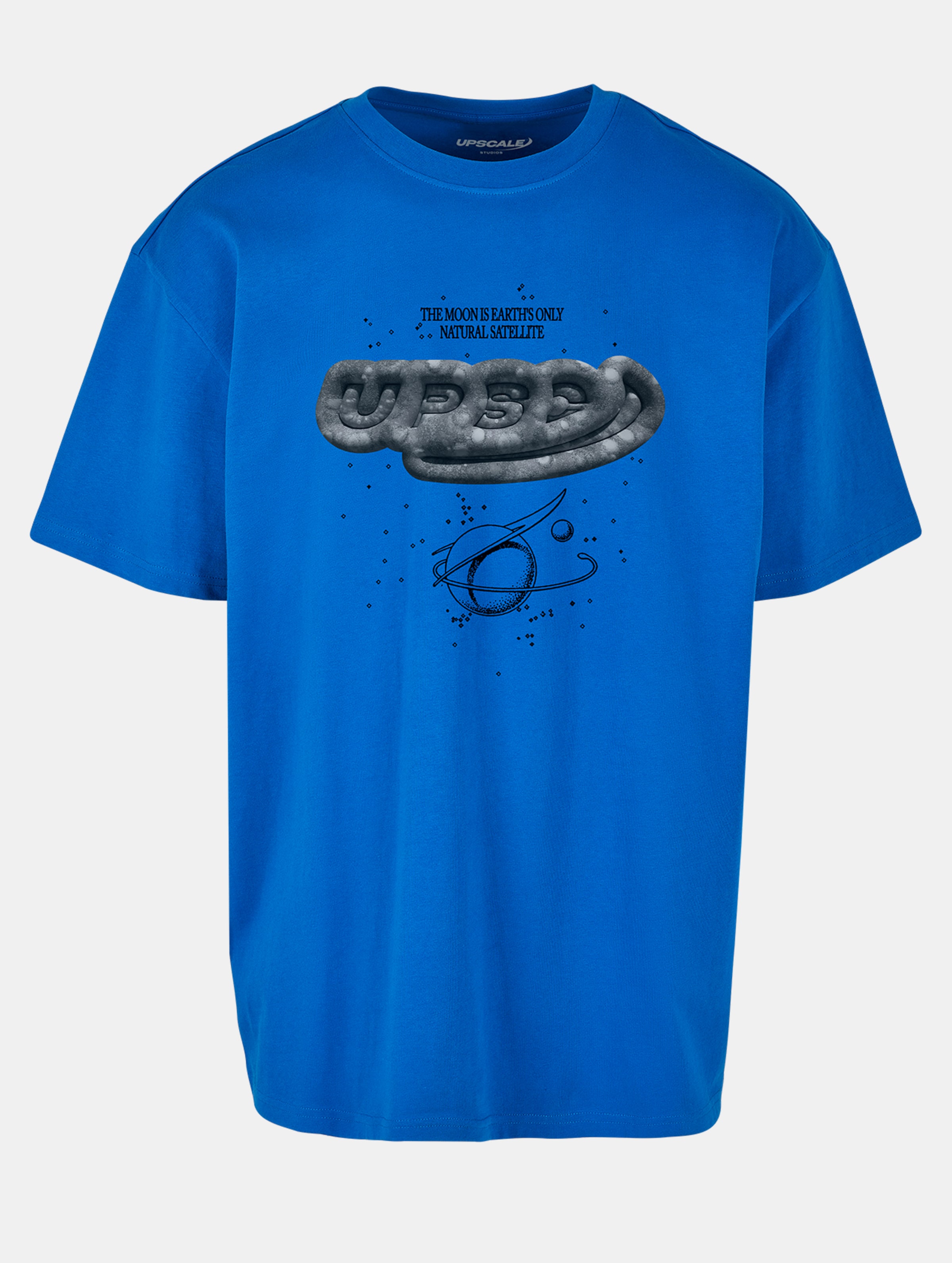 Mister Tee Upscale Nasa Moon Oversize T-Shirt Männer,Unisex op kleur blauw, Maat 3XL
