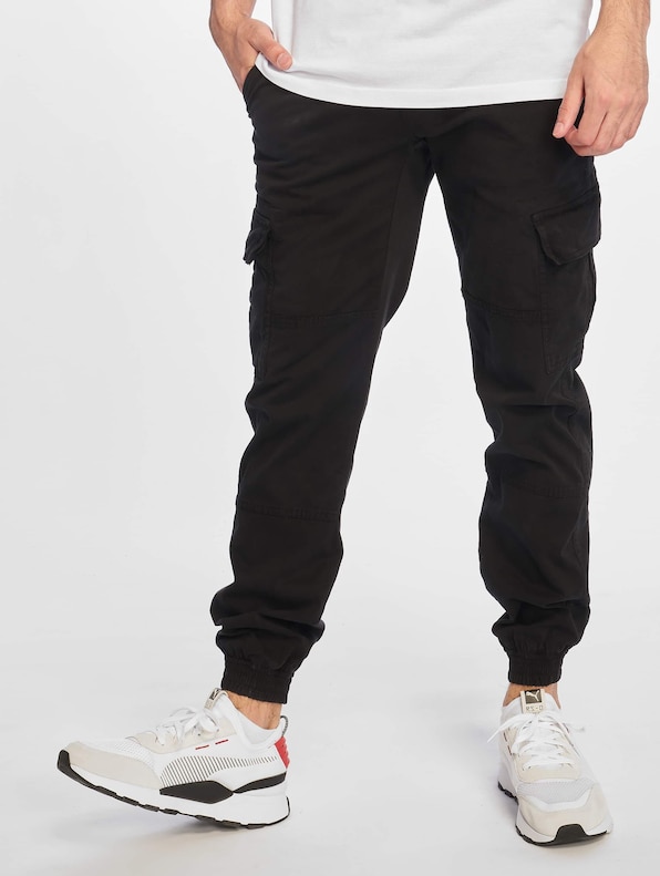 Washed Cargo Twill Jogging-2