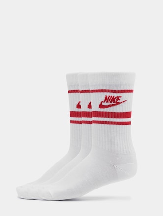 Nike Everyday Essential CR Socks White/University Red/University