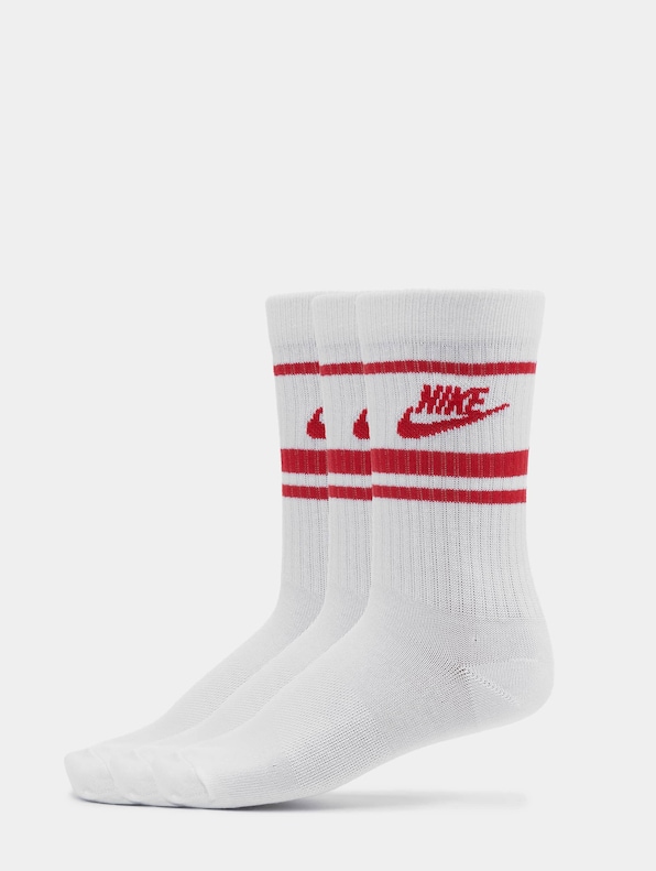 Nike Everyday Essential CR Socks White/University Red/University-0